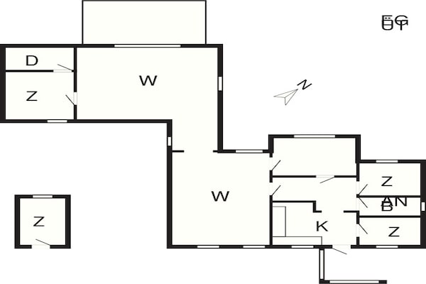 Foto van 8 persoons vakantie huis in Roslev-By Traum - Vakantiehuis in Roslev - FloorPlan
