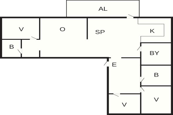 Foto van 8 persoons vakantie huis in SKIVARP - Vakantiehuis in SKIVARP - FloorPlan