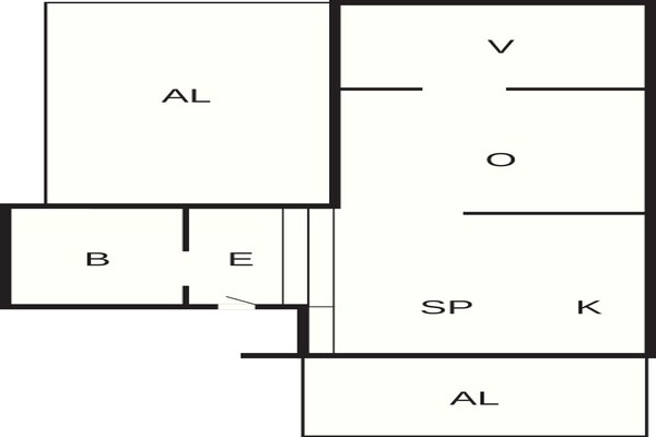 Foto van 4 Personen vakantie huis in FIGEHOLM - Vakantiehuis in FIGEHOLM - FloorPlan