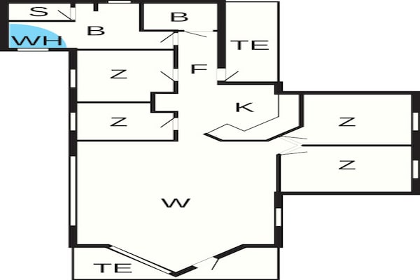 Foto van Luxe vakantieverblijf in Vorupor - Vakantiehuis in Thisted - FloorPlan