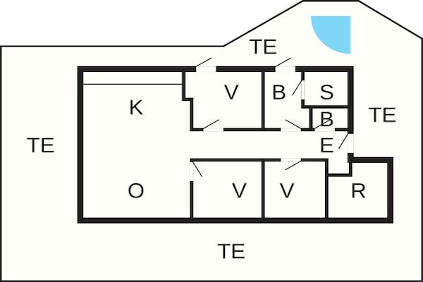 Foto van 8 persoons vakantie huis in Vestervig-By Traum - Vakantiehuis in Vestervig - FloorPlan
