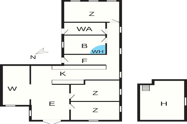 Foto van 9 persoons vakantie huis in Jægerspris-By Traum - Vakantiehuis in Jægerspris - FloorPlan