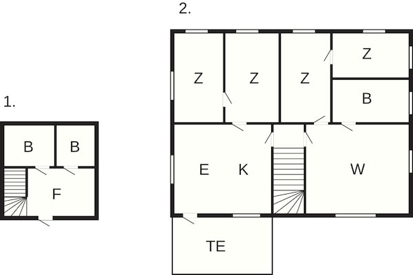 Foto van 8 Personen vakantie huis in Mølnarodden - Vakantiehuis in Mølnarodden - FloorPlan