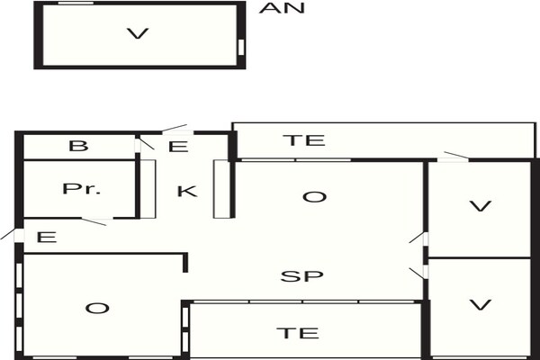 Foto van 4 sterren vakantie huis in SÖLVESBORG - Vakantiehuis in SÖLVESBORG - FloorPlan