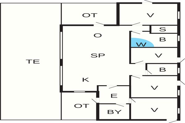 Foto van 8 persoons vakantie huis in Hadsund-By Traum - Vakantiehuis in Hadsund - FloorPlan