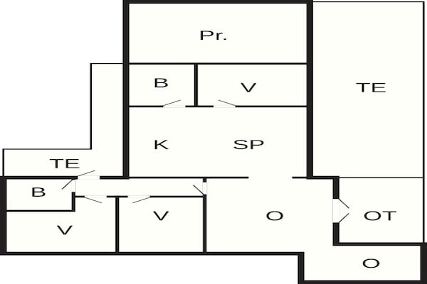 Foto van 8 persoons vakantie huis in Frederiksværk-By Traum - FloorPlan