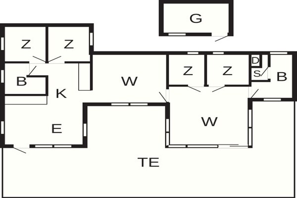 Foto van 8 persoons vakantie huis in Hals-By Traum - Vakantiehuis in Hals - FloorPlan
