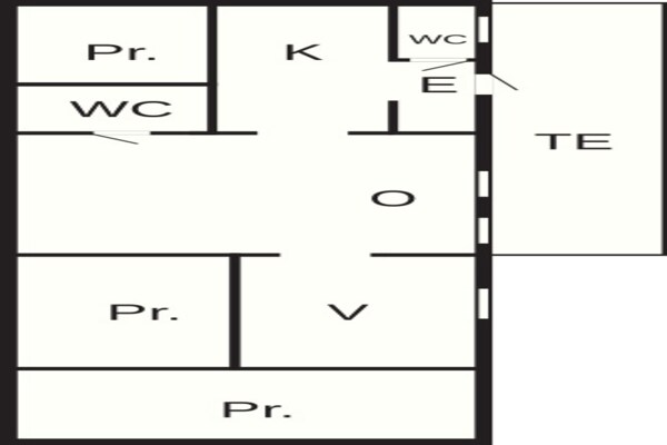 Foto van 4 persoons vakantie huis in Tvååker - Vakantiehuis in Tvååker - FloorPlan