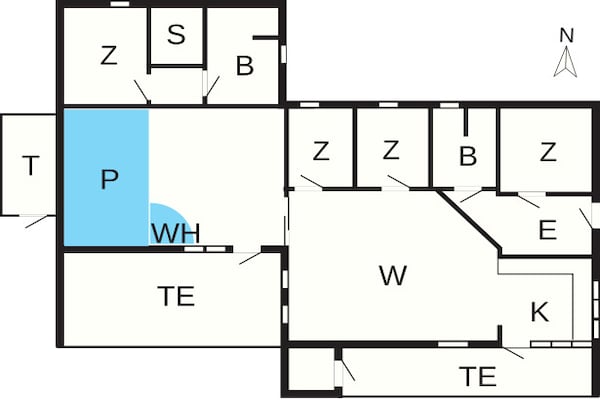 Foto van 8 persoons vakantie huis in Ulfborg-By Traum - Vakantiehuis in Ulfborg - FloorPlan
