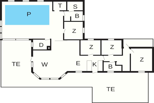 Foto van Afgelegen zwembad retraite -- By Traum Ferienwohnungen - FloorPlan