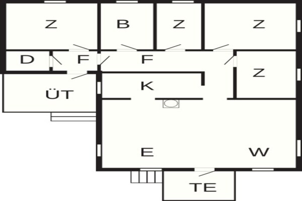 Foto van 8 persoons vakantie huis in olden - Vakantiehuis in Olden - FloorPlan