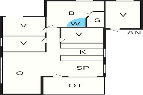 Foto van 8 persoons vakantie huis in Hjørring-By Traum - Vakantiehuis in Hjørring - FloorPlan