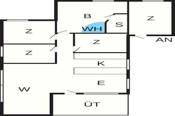 Foto van 8 persoons vakantie huis in Hjørring-By Traum - Vakantiehuis in Hjørring - FloorPlan