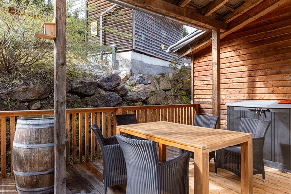 Foto van Chalet in Dachstein West met gedeeld zwembad - Vakantiehuis in Annaberg-Lungötz - TerraceBalcony