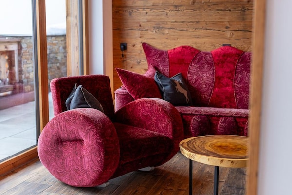 Foto van Rossberg Chalet met panoramisch uitzicht - Vakantiehuis in Neukirchen - LivingRoom