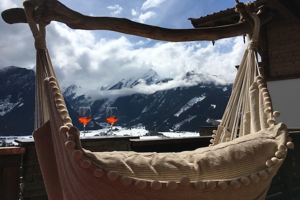 Foto van Rossberg Chalet met panoramisch uitzicht - Vakantiehuis in Neukirchen - ViewWinter