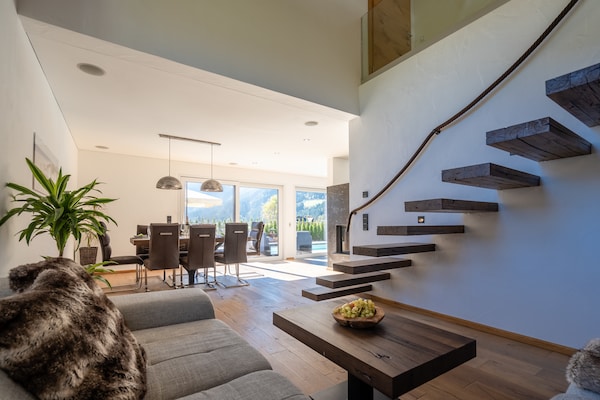 Foto van Chalet in Neukirchen bij Wildkogel-pistes - Vakantiehuis in Neukirchen am Großvenediger - LivingRoom