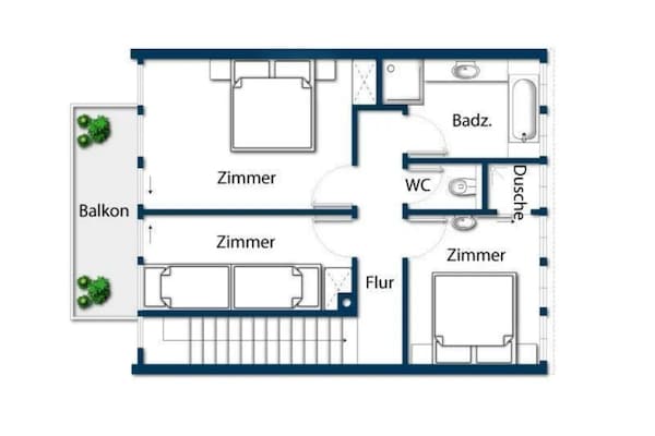Foto van Schilderachtig Alpenchalet in Wald im Pinzgau - Vakantiehuis in Wald-Königsleiten - FloorPlan