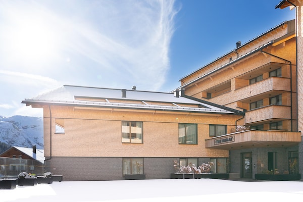 Foto van Appartement in Schröcken bij het skigebied - Vakantiehuis in Schröcken - ExteriorWinter