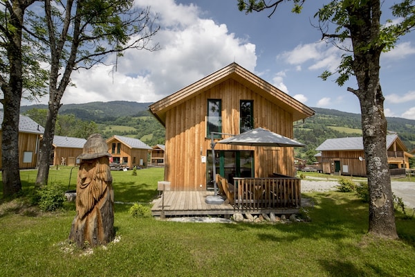 Foto van Stijlvol chalet met infraroodsauna - Vakantiehuis in Kreischberg Murau - ExteriorSummer