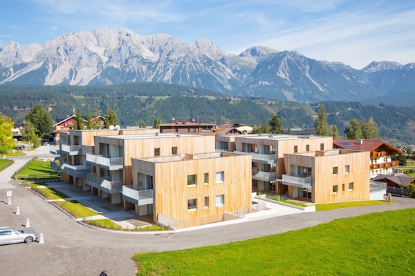 Foto van Appartement met balkon of terras - Vakantiehuis in Schladming - Rohrmoos - ExteriorSummer