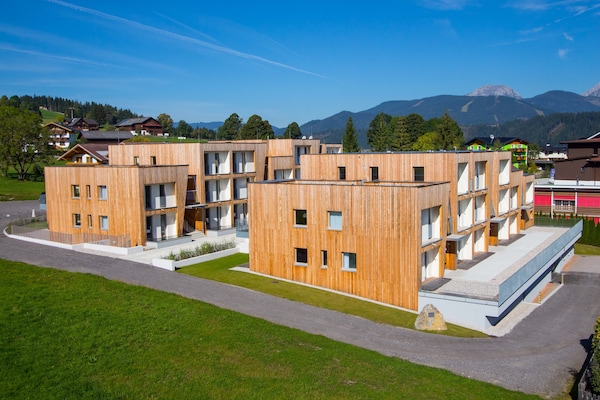Foto van Appartement met balkon of terras - Vakantiehuis in Schladming - Rohrmoos - ExteriorSummer