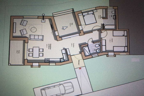 Foto van Bungalowhuis Lammersdorf - Vakantiehuis in Millstatt - FloorPlan
