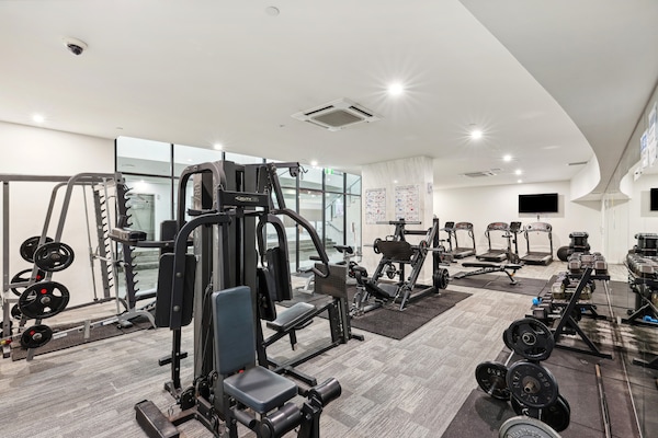 Foto van Appartement met 3 slaapkamers, uitzicht op de oceaan, fitnessruimte en zwembad - gym