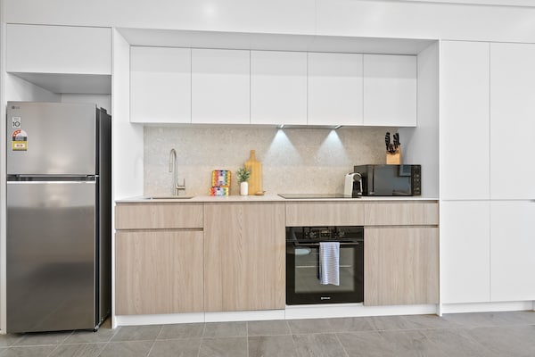 Foto van Chique studio op de begane grond vlakbij lokale cafés - Kitchen