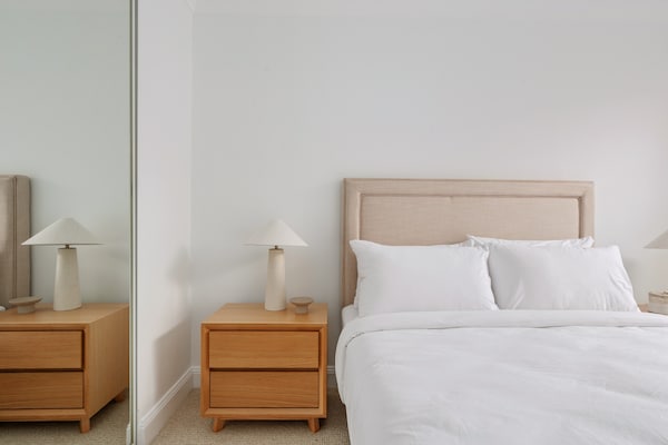 Foto van Stijlvol appartement met 1 slaapkamer vlakbij Manly Beach - BedRoom