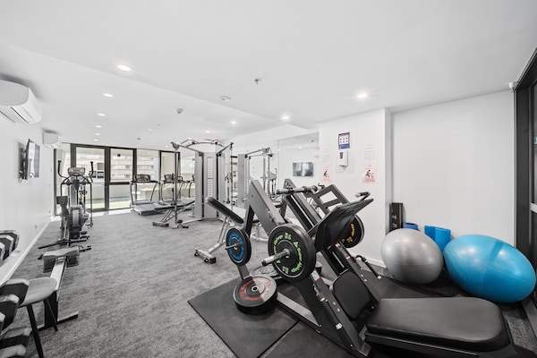 Foto van Stijlvol appartement met 2 slaapkamers in het zakendistrict van Canberra - Wellness
