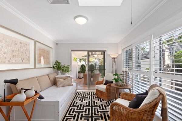 Foto van Familieverblijf met binnenplaats - Vakantiehuis in Mosman - LivingRoom