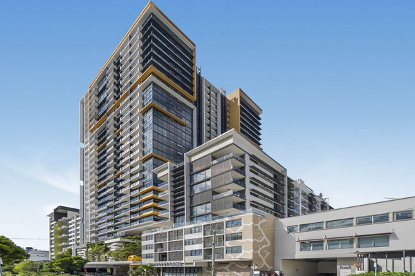 Foto van Stijlvol appartement met 2 slaapkamers in het centrum van Zuid-Brisbane - HallReception