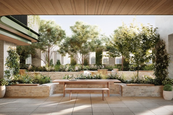 Foto van Appartement met balkon en 3 slaapkamers vlakbij Albert Park - ExteriorSummer