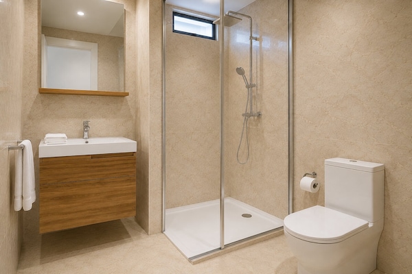 Foto van Appartement met 1 slaapkamer vlakbij de waterkant van Darwin - BathRoom