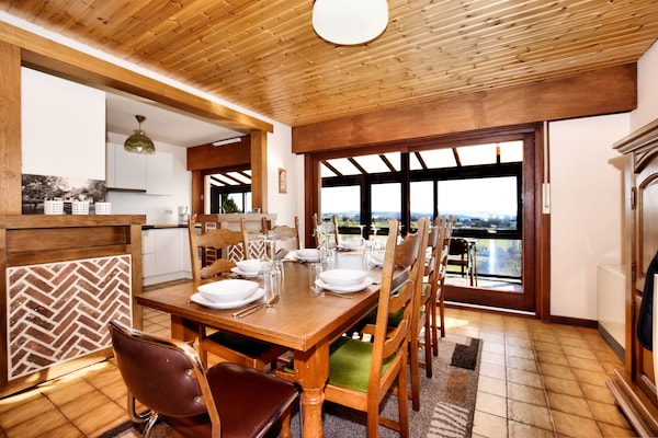 Foto van Vakantiehuis in Nadrin met privéterras - Vakantiehuis in Houffalize - DiningRoom