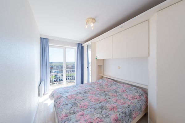 Foto van Lichtrijk appartement met zicht op zee - Vakantiehuis in Middelkerke - BedRoom