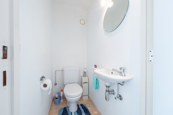 Foto van Lichtrijk appartement met zicht op zee - Vakantiehuis in Middelkerke - BathRoom