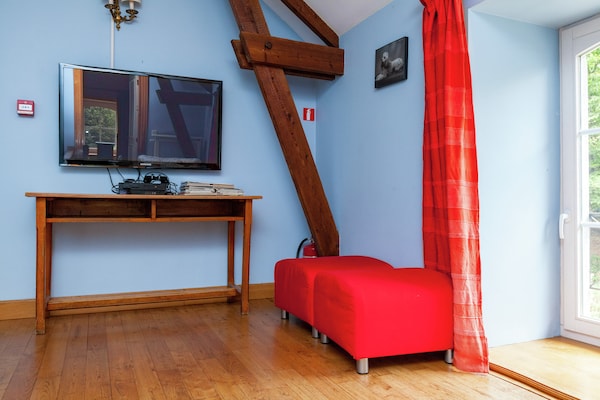 Foto van Vakantiehuis in Saint-Hubert met Sauna - Vakantiehuis in Saint-Hubert - LivingRoom