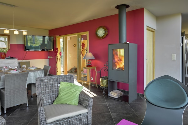 Foto van Ovifat Sauna Escape, Waimes - Vakantiehuis in Waimes - LivingRoom