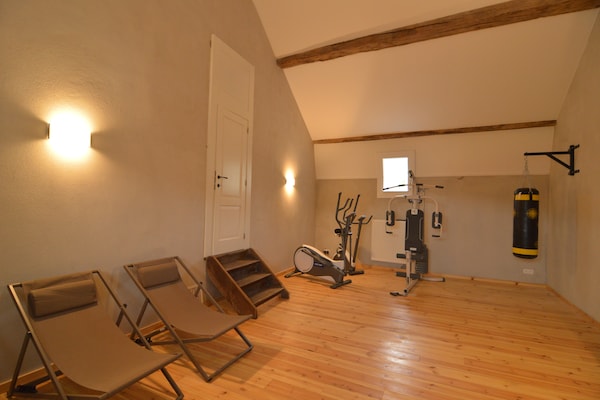 Foto van Kasteel Marchin met sauna - Vakantiehuis in Vyle-Et-Tharoul - Wellness