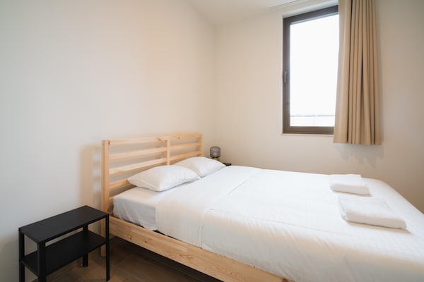 Foto van Stijlvol apprt. met balkon met prachtig uitzicht - Vakantiehuis in Antwerp - BedRoom