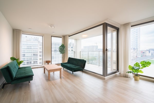 Foto van Stijlvol appartement voor 12 gasten in Antwerpen - Vakantiehuis in Antwerp - LivingRoom
