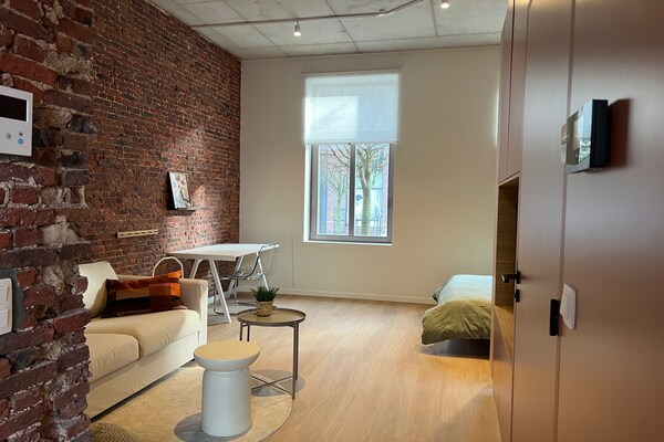 Foto van Charmant gelijkvloers appartement in Bree - Vakantiehuis in Bree - LivingRoom