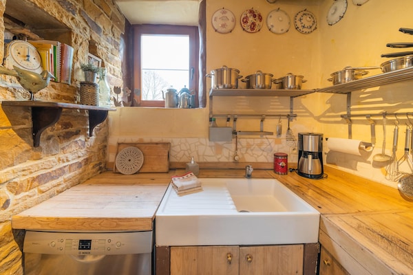 Foto van Rustig huis in Tinlot - Vakantiehuis in Tinlot - Kitchen