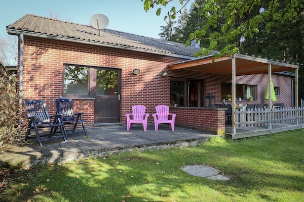 Foto van Vakantiehuis in Recht met tuin - Vakantiehuis in Recht - TerraceBalcony