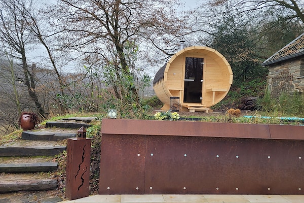 Foto van Vakantiehuis met sauna en zwembad - Vakantiehuis in Verviers - Wellness