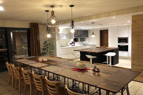 Foto van Luxe verblijf met sauna - Vakantiehuis in Waimes - Robertville - DiningRoom