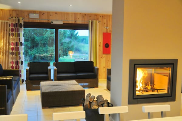 Foto van Vakantiehuis in Houyet met privé sauna - Vakantiehuis in Hour - Landing