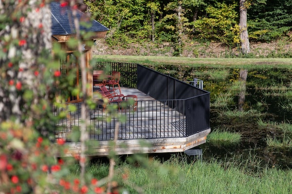 Foto van Hut in Vencimont bij Ardennenpaden - Vakantiehuis in Vencimont - Ambiance
